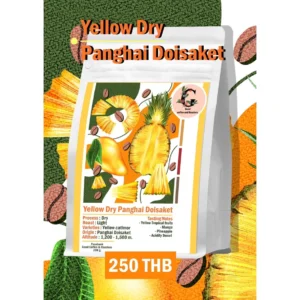 YELLOW DRY PANGHAI DOISAKET เปรี้ยวหวานตามสไตล์ yellow coffee 200 g